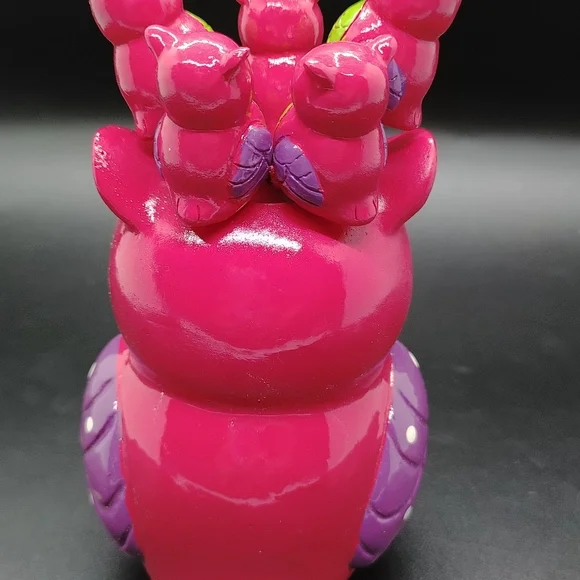 Owl cocktail fork set with owl holder - Picture 4 of 16